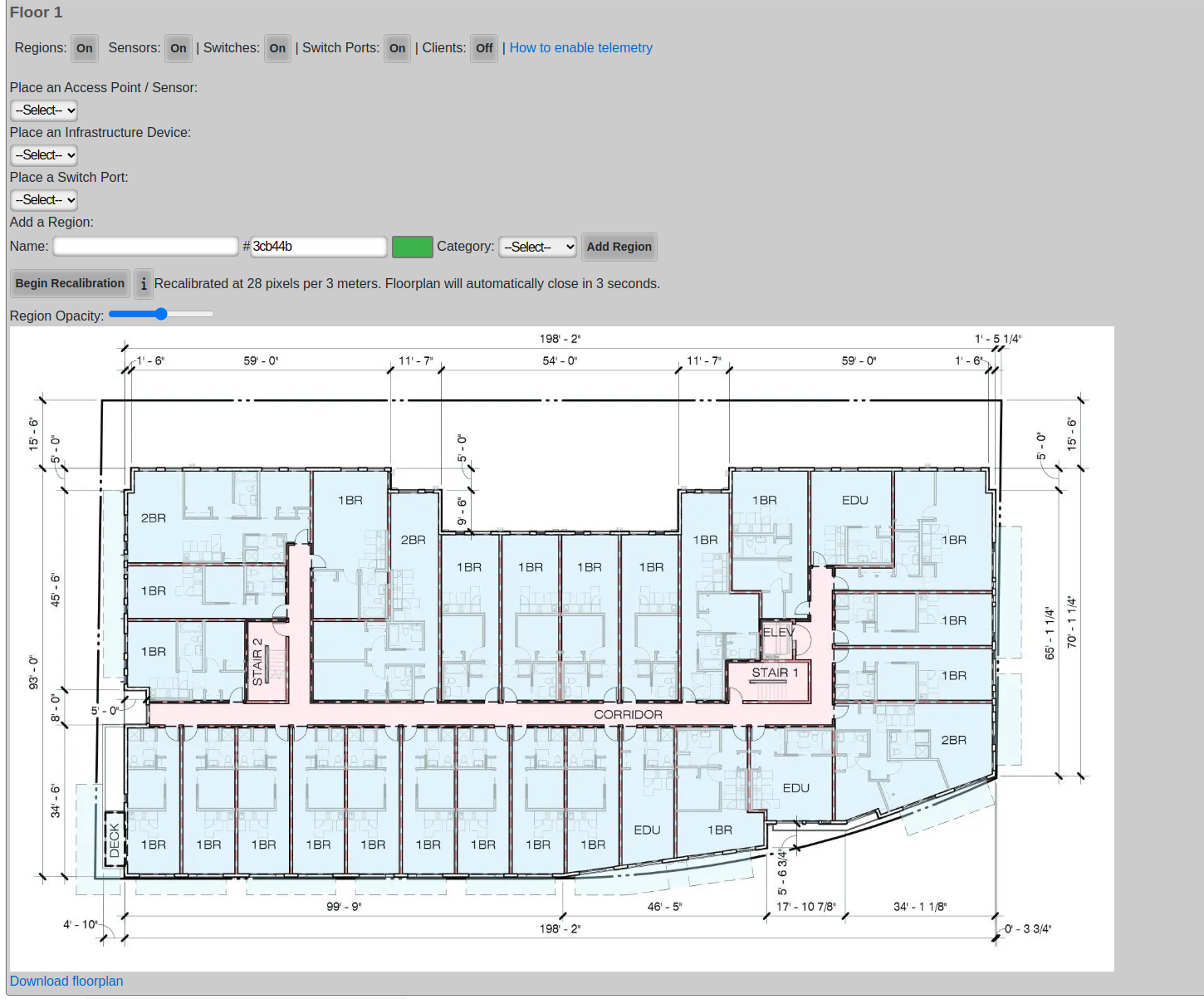 Recalibration Step 4: Reload Floorplan View
