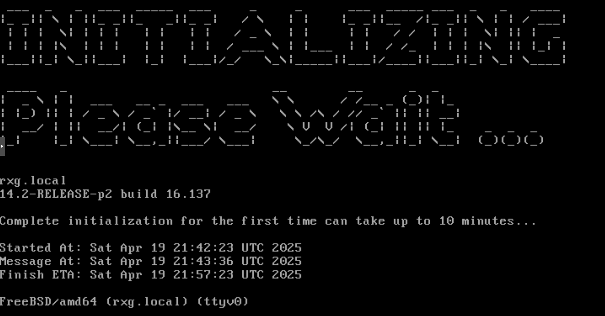console-initialization