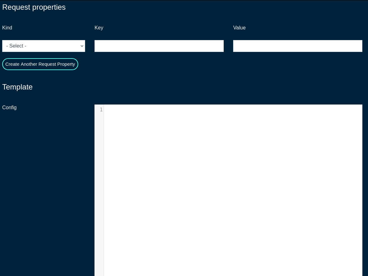 Add config template, part 2