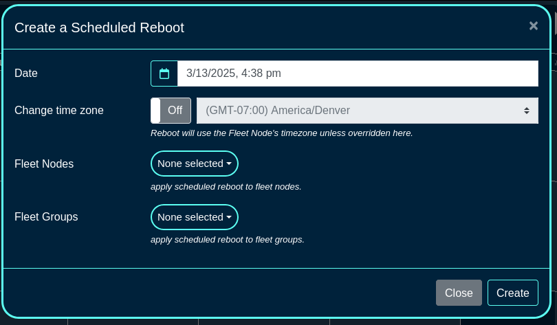 Scheduled Reboot